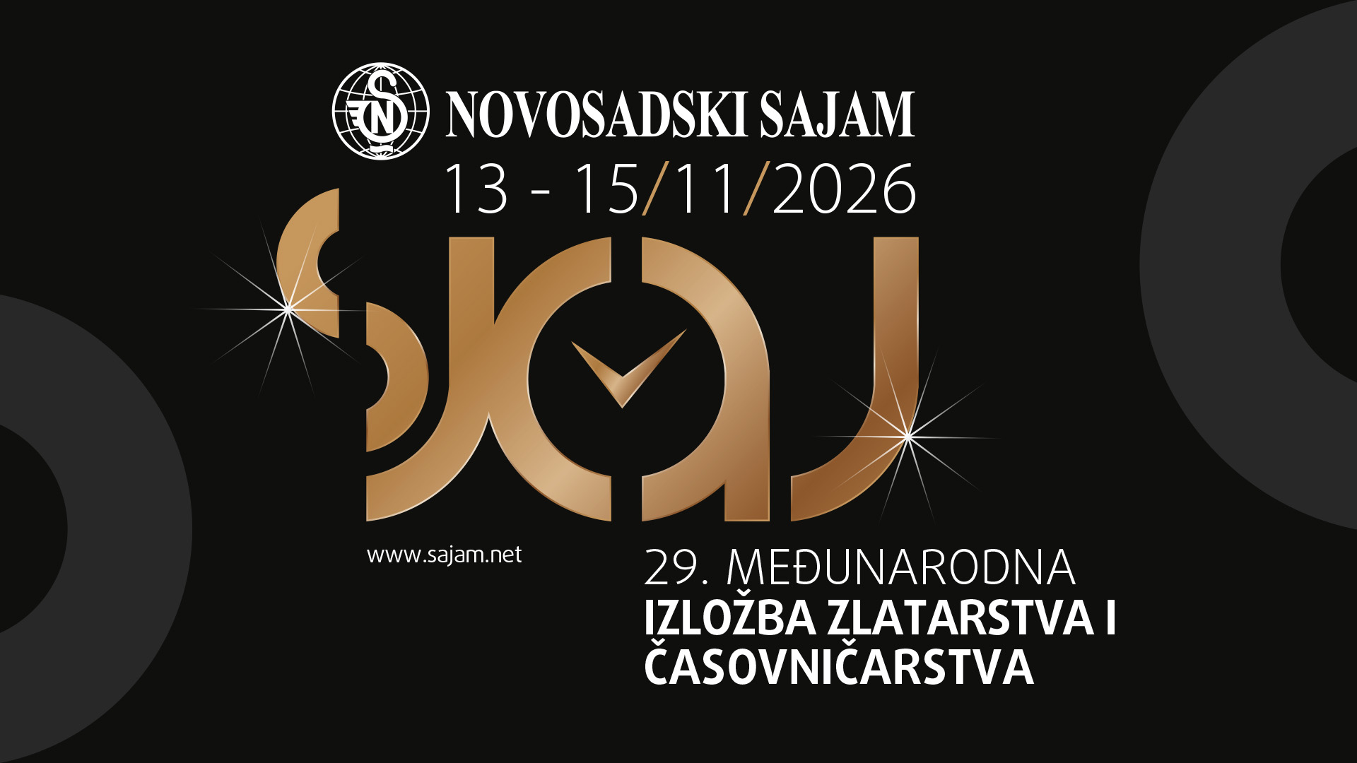 29. međunarodna izložba zlatarstva i časovničarstva SJAJ