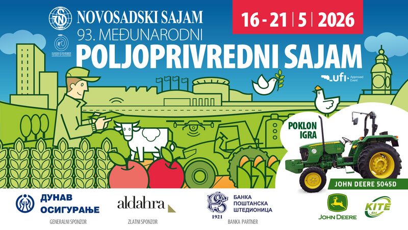 Kako do ulaznice za Poljoprivredni sajam i traktora u Poklon-igri