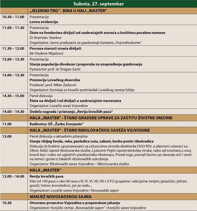 Saturday at the Hunting and Fishing Fair and the Ecology Fair